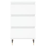 Бюфет бял 40x35x70 см инженерно дърво