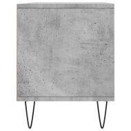ТВ шкаф, бетонно сиво, 100x34,5x44,5 см, инженерно дърво