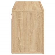 ТВ шкаф за стенен монтаж, сонома дъб, 80x30x41 см