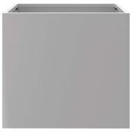 Кашпи, 2 бр, сребристи, 32x30x29 см, поцинкована стомана