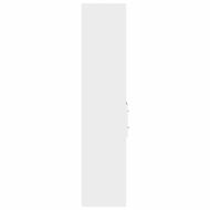 Висок шкаф, бял, 30x42,5x185 см, инженерно дърво