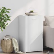 Бюфет, бял, 50x42,5x93 см, инженерно дърво