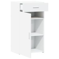 Бюфет, бял, 50x42,5x93 см, инженерно дърво