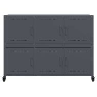 Бюфет, антрацит, 100,5x39x72 см, стомана