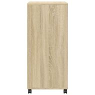 Подвижен шкаф, дъб сонома, 55x40x91 см, инженерно дърво