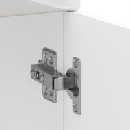 Кухненски шкаф, "Kalmar", бял гланц, инженерно дърво