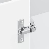 Кухненски ъглов шкаф, "Kalmar", бял, инженерно дърво