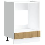 Шкаф за фурна, Lucca, дъб артизан, инженерно дърво