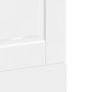 Панел за съдомиялна машина, Porto, бял гланц, инженерно дърво