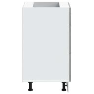 Кухненски шкаф "Lyon", сив, инженерно дърво сонома