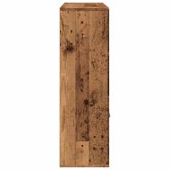 Библиотека, старо дърво, 98x29x97,5 см, инженерно дърво