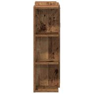 Огледален шкаф за баня от старо дърво 80x20,5x64 cm