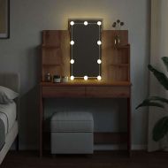 Тоалетка с LED осветление Artisan Oak 96x40x142 cm