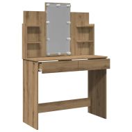 Тоалетка с LED осветление Artisan Oak 96x40x142 cm