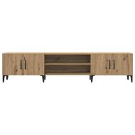 ТВ шкаф, дъб артизан, 180x31,5x40 см, инженерно дърво