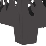 Огнище Черно 40 x 40 x 40 cm Стомана