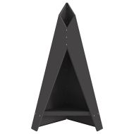 Огнище Черно 58 x 40 x 100 см Стомана