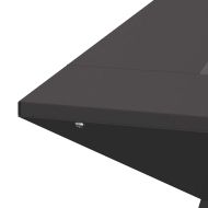 Огнище Черно 60 x 60 x 50 см Стомана