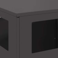 Огнище Черно 50 x 50 x 100 cm Стомана