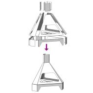Огнище Кафяво 50 x 43 x 52 см Патинираща стомана