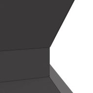 Огнище Черно 50 x 50 x 40 cm Стомана