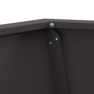 Огнище Черно 50 x 50 x 40 cm Стомана