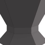 Огнище Черно 50 x 50 x 40 cm Стомана