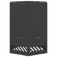 Бездимна камина Черно 38 x 38 x 51 см Стомана