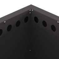 Бездимна огнище Черно 48 x 48 x 50 см Патинираща стомана