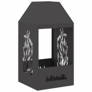 Огнище Черно 50 x 50 x 100 cm Стомана