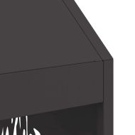 Огнище Черно 50 x 50 x 100 cm Стомана