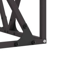 Огнище Черно 50 x 50 x 35 cm Стомана