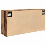 Стенен шкаф за баня, старо дърво, 80x25x40 см, инженерно дърво