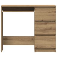 Бюро, дъб артизан, 90x45x76 см, инженерно дърво
