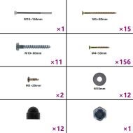 Седалка за люлка с въжена стълба, син, полиетилен