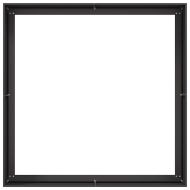 Кашпа, черна, 100x100x40 см, стомана