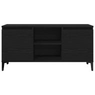 ТВ шкаф Черния дъб 102 x 35 x 50 см Инженерно дърво
