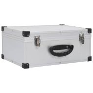 CD куфар за 60 диска, алуминий, ABS, сребрист