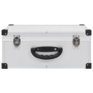 CD куфар за 60 диска, алуминий, ABS, сребрист