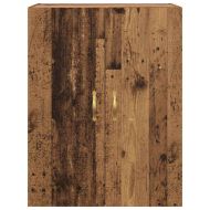 Стенно шкафче 2 pcs Старо дърво 69,5 x 34 x 90 см