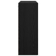 Стенно шкафче 2 pcs Черния дъб 69,5 x 34 x 90 см