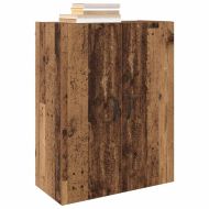 Стенно шкафче 2 pcs Старо дърво 69,5 x 34 x 90 см