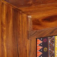 Пейка за обувки с чекмедже Меден кафяв 100 x 35 x 45 см