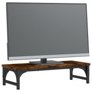 Поставка за монитор, опушен дъб, 55x23x14 см, инженерно дърво