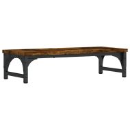 Поставка за монитор, опушен дъб, 55x23x14 см, инженерно дърво