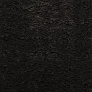 Килим HUARTE с къс косъм, мек и миещ се, черен, 100x200 см