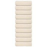 Кърпи за пране FROGN 10 бр. кремави 30x30 см 360 г/м²