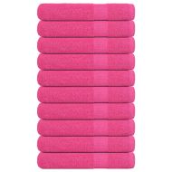 Кърпи за сауна FROGN 10 бр. Розови 80x200 см 360 г/м²