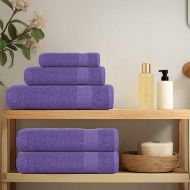 Кърпи FROGN 4 бр. Лилави 100x200 см 360 г/м²