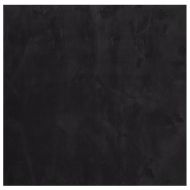 Килим HUARTE с къс косъм, мек и миещ се, черен, 200x200 см